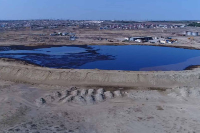 Zığ gölü çirkablardan təmizlənir