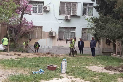 Nəsimi rayonunda növbəti məhəllə abadlaşdırılır