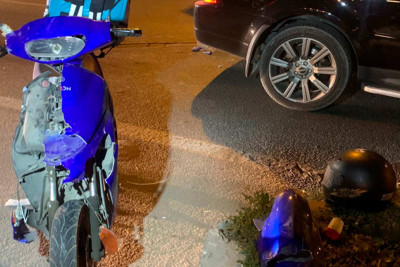 Xətai rayonunda motosiklet avtoqəzaya düşüb