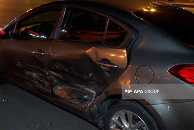 Xətai rayonunda zəncirvari qəza baş verib