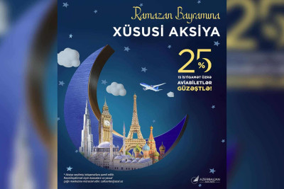 AZAL aviaşirkəti Ramazan endirimlərini elan edib