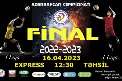 Bakıda voleybol üzrə final oyunu keçiriləcək