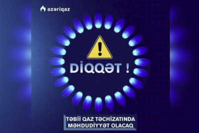 Xəzər rayonunda qaz olmayacaq