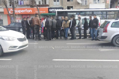 Nərimanov rayonunda “Prius” piyadanı vurub