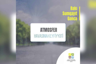 Bakıda atmosferin keyfiyyəti açıqlanıb