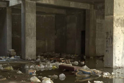 Xətaidə 14 il ərzində yarımçıq vəziyyətdə qalan tikili narkomanların məskəninə çevrilib