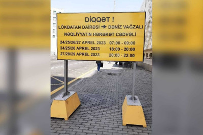 “Formula 1” zamanı nəqliyyatın hərəkət cədvəli məlum olub