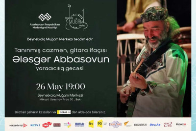 Ələsgər Abbasov Bakıda yaradıcılıq gecəsi keçirəcək