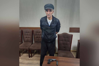 Maştağada keçmiş məhkumdan tapança ələ keçirilib
