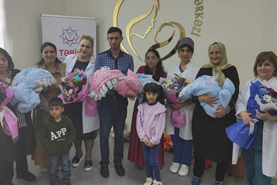 Maştağada dördəm dünyaya gəlib