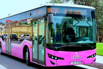 Yeni Yasamala gedən avtobuslar dəyişdirilir