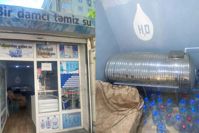 Bakıda daha bir su emalı müəssisəsi bağlanıb