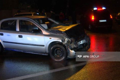 Yasamal rayonunda “Opel” və “Hyundai” toqquşub