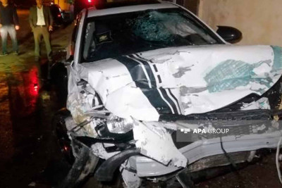 Bakıda zəncirvari qəza nəticəsində iki nəfər yanaraq ölüb