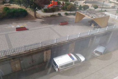 9-cu mikrorayonda kişi intihar etmək istəyib