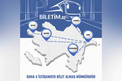 “Biletim.az” portalında yeniliklər baş verib