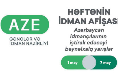Bakı şəhəri üzrə həftənin idman afişası paylaşılıb