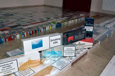 Bakıda gömrükçülər 10 minə yaxın siqaret qutusu ələ keçiriblər