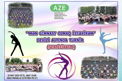 Nərimanovda gimnastika üzrə açıq məşq təşkil olunacaq
