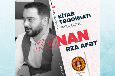 Kənan Rza Afətin kitabının təqdimatı olacaq