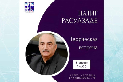 Xalq yazıçısı Natiq Rəsulzadə ustad dərsi keçirəcək