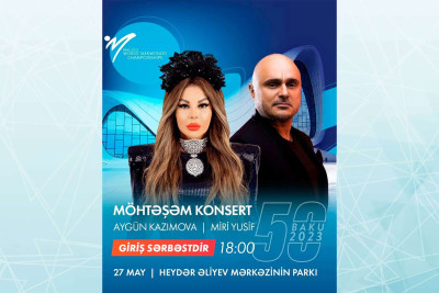Heydər Əliyev Mərkəzinin parkında ödənişsiz konsert keçiriləcək