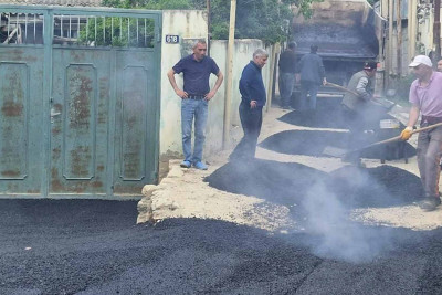 Suraxanı rayonunda təmir-bərpa işləri aparılır