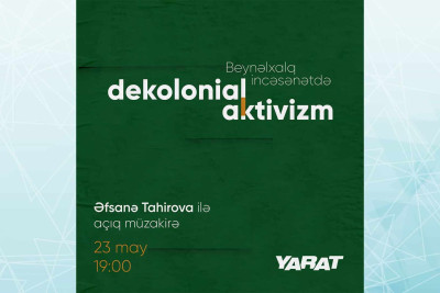 “YARAT”da növbəti mühazirə baş tutacaq