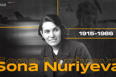 Müharibə illərində xüsusi tapşırıqla uçuşlar həyata keçirən təyyarəçi Sona Nuriyeva
