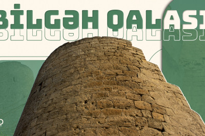 Hazırda şəxsi bağ evləri ərazisində yerləşən abidə - Bilgəh qalası