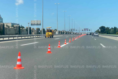 Zuğulba yolunda hərəkət qismən məhdudlaşdırılıb