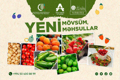 Bakıda “Kənddən Şəhərə” həftəsonu yarmarkası yenidən təşkil olunacaq