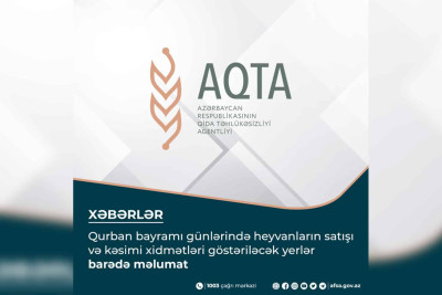 Bayramda Bakıda qurban kəsimi və satışı məntəqələri işləyəcək