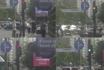 Nərimanovda nasaz işıqfor sürücü və piyadaları çaşqınlığa salıb