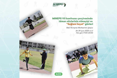 Konqres Mərkəzinin qarşısındakı parkda idman növlərinin nümayişi olacaq