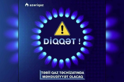 Bakının iki rayonunda qaz olmayacaq
