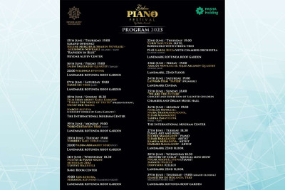 Bakıda Beynəlxalq Piano Festivalı baş tutacaq