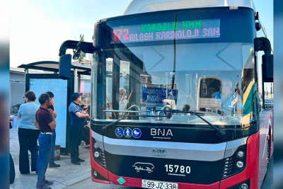 172 saylı marşrut xətti üzrə “Bakubus”ın avtobusları hərəkətə başlayıb
