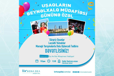 Bulvarda uşaqlar üçün əyləncəli proqram təşkil olunacaq
