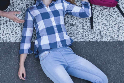 Xətai rayonunda 20 yaşlı qız yol qəzasında yaralanıb