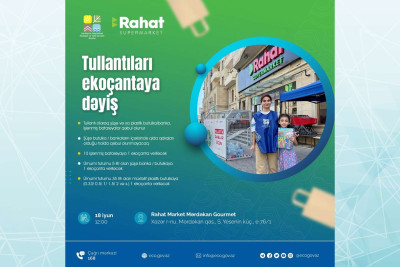 Mərdəkanda “Tullantıları ekoçantaya dəyiş” aksiyası keçiriləcək