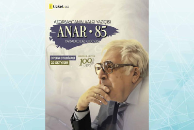 Xalq yazıçısı Anarın yaradıcılıq gecəsi keçiriləcək