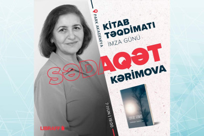 "Soyuq günəş" kitabının müəllifi oxucularla görüşəcək