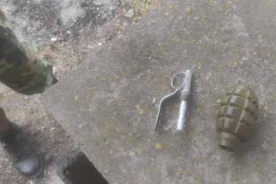 Xəzər rayonunda əl qumbarası tapılıb