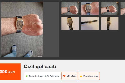 Bakıda 142.000 manatlıq saat satılır