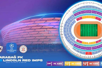 “Qarabağ” - “Linkoln” matçına 12 min bilet satılıb