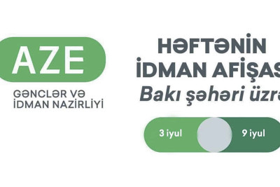 Bakıda keçiriləcək idman tədbirlərinin afişası açıqlanıb