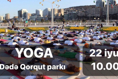Dədə Qorqud parkında yoqa dərsləri keçiriləcək