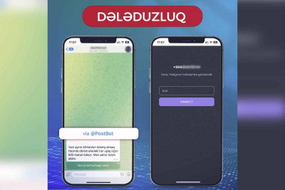 Rəqəmsal İnkişaf və Nəqliyyat Nazirliyi əhaliyə müraciət edib: Telegram-da fırıldaqçılar peyda olublar