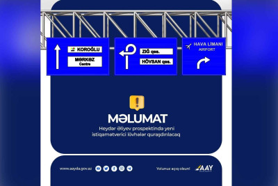 Heydər Əliyev prospekti qismən bağlanacaq